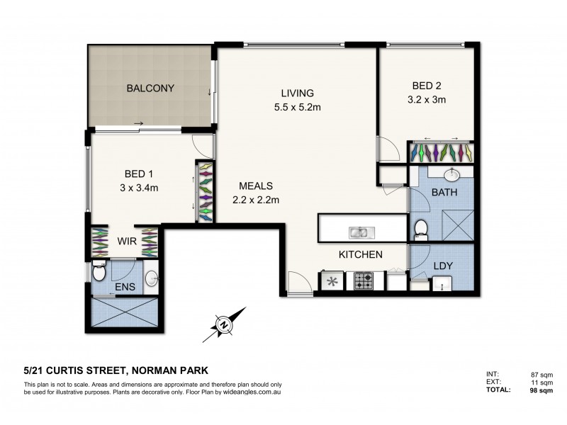 5/21 Curtis Street, Norman Park QLD 4170 Floorplan