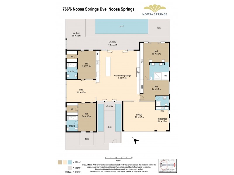 766 The Palms Precinct, Noosa Heads QLD 4567 Floorplan