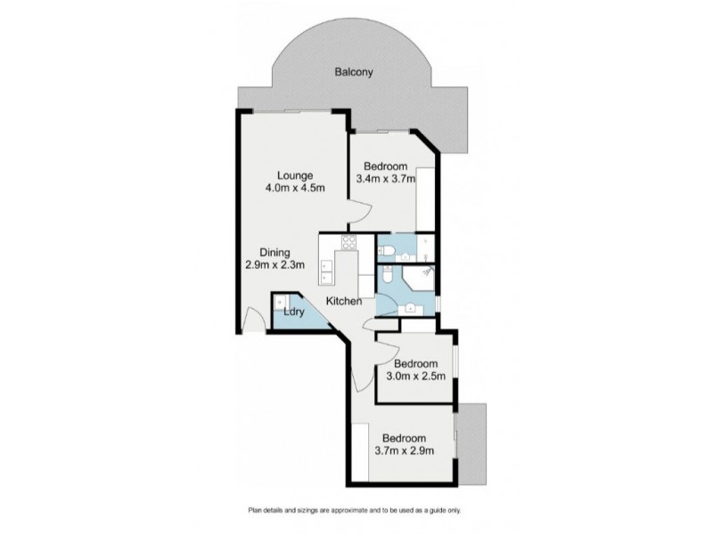 22/540 Queen Street, Brisbane City QLD 4000 Floorplan