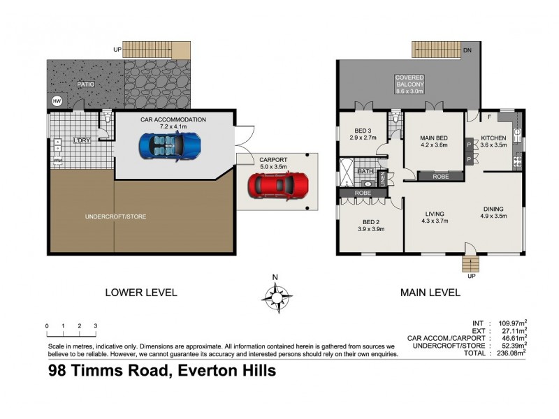 98 Timms Road, Everton Hills QLD 4053 Floorplan