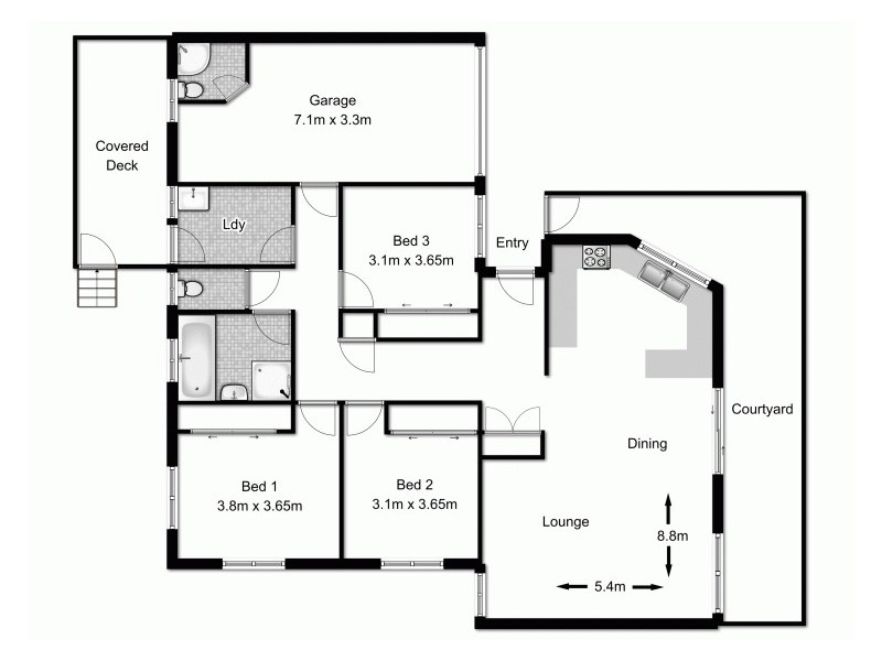 3/50 Invercauld Road, Goonellabah NSW 2480 Floorplan
