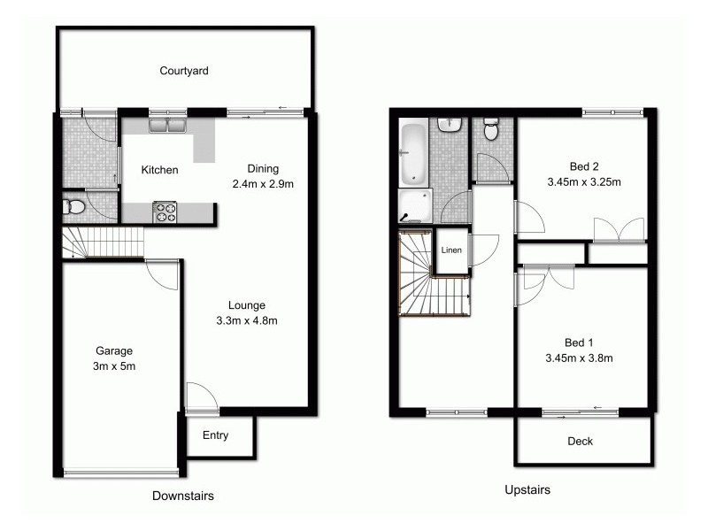 2/207 High Street, Lismore Heights NSW 2480 Floorplan