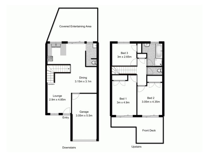 1/29 Carolina Street, Lismore Heights NSW 2480 Floorplan