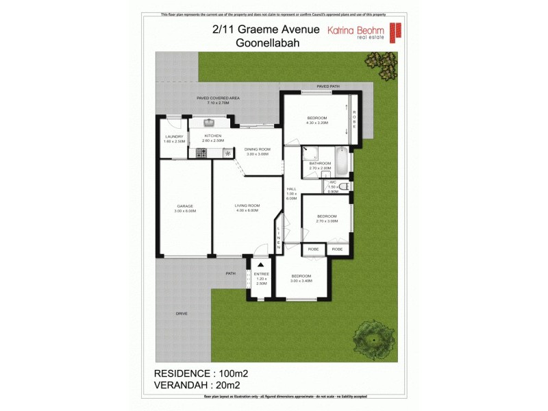 2/11 Graeme Ave, Goonellabah NSW 2480 Floorplan