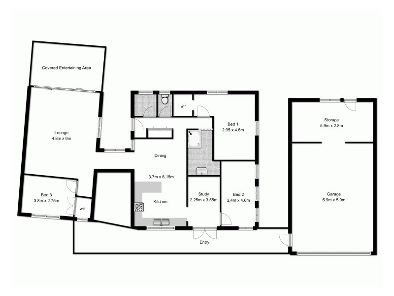 121 Gungas Road, Nimbin NSW 2480 Floorplan