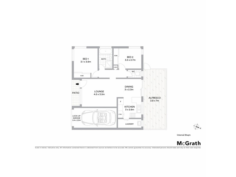 1/111 Links Avenue, East Ballina NSW 2478 Floorplan