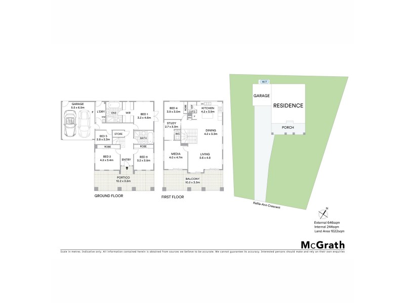 21 Kellie-Ann Crescent, Lennox Head NSW 2478 Floorplan