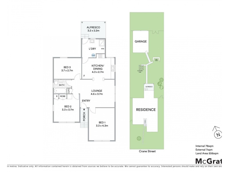 93 Crane Street, Ballina NSW 2478 Floorplan