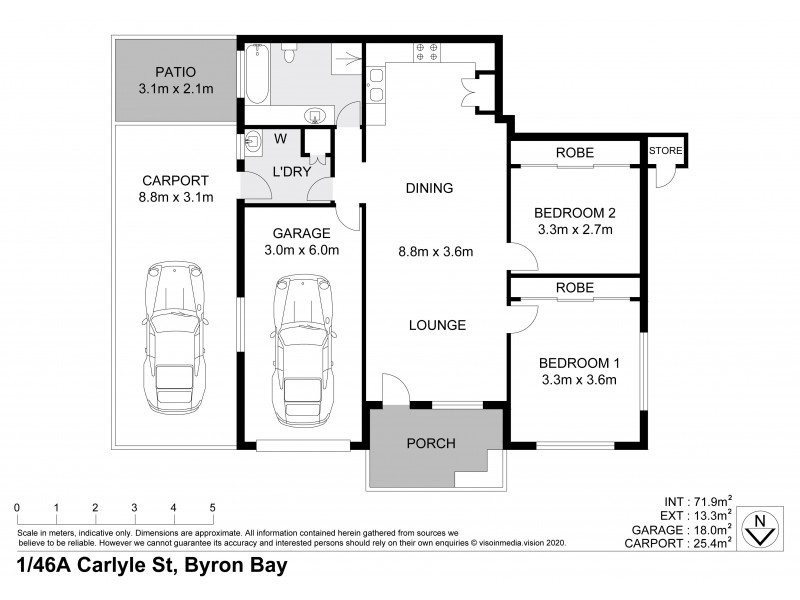1/46A Carlyle Street, Byron Bay NSW 2481 Floorplan
