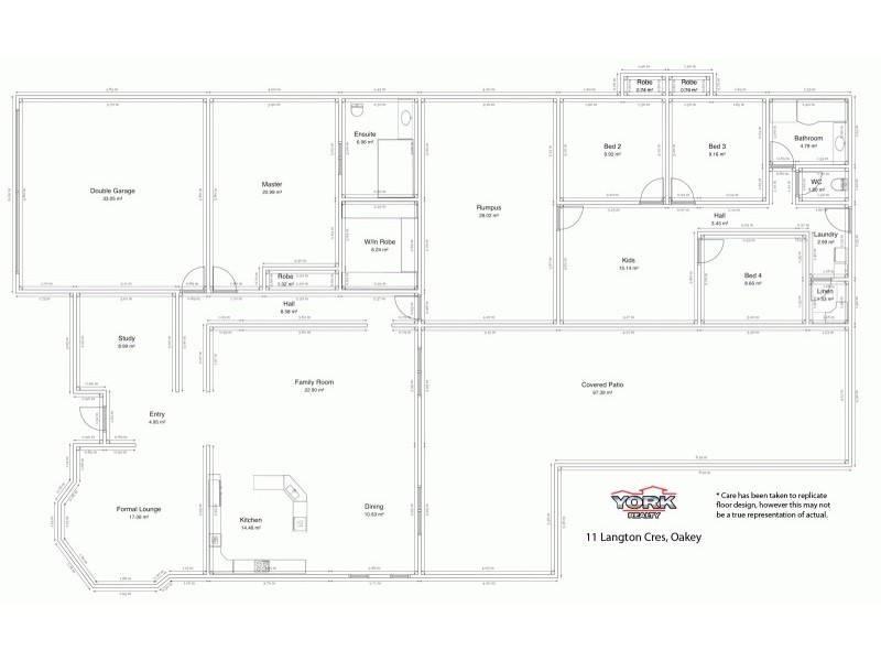11 Langton Crescent, Oakey QLD 4401 Floorplan