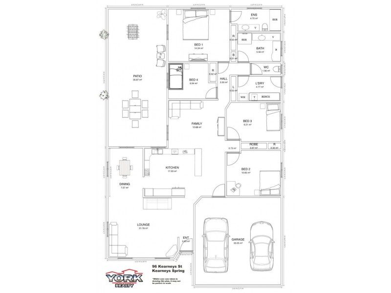 96 Kearney Street, Kearneys Spring QLD 4350 Floorplan