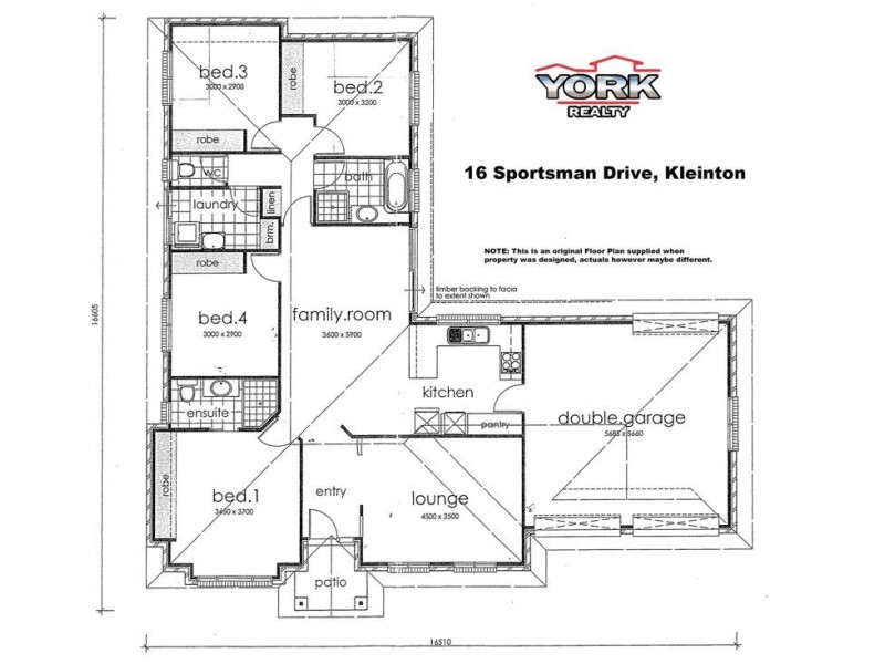 16 Sportsman Drive, Kleinton QLD 4352 Floorplan