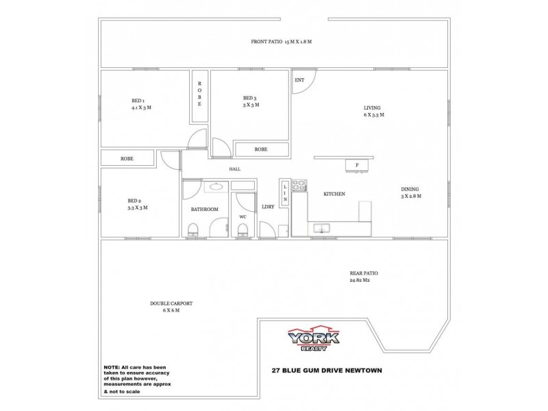 27 Blue Gum Drive, Newtown QLD 4350 Floorplan