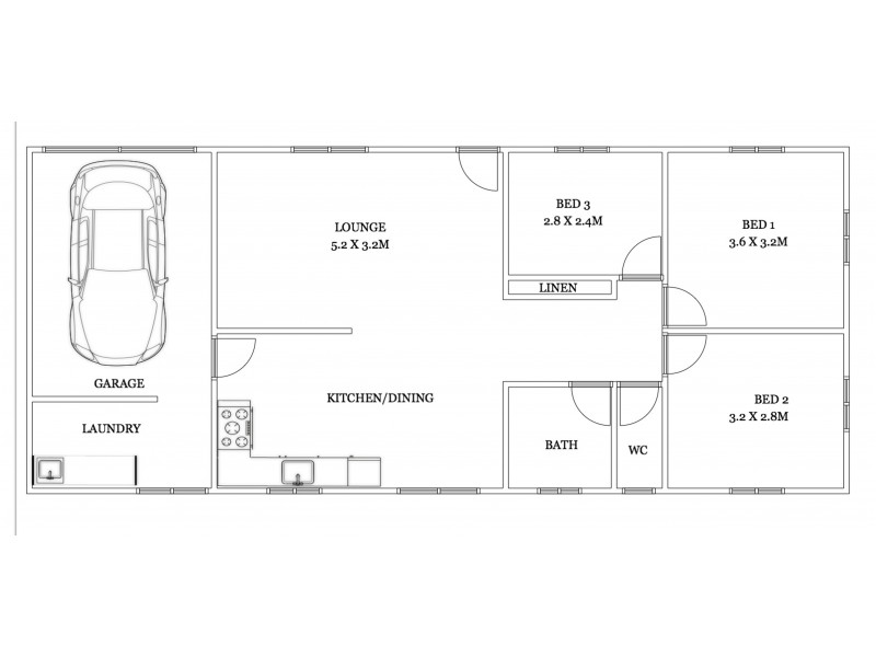 8 Gore Street, Westbrook QLD 4350 Floorplan