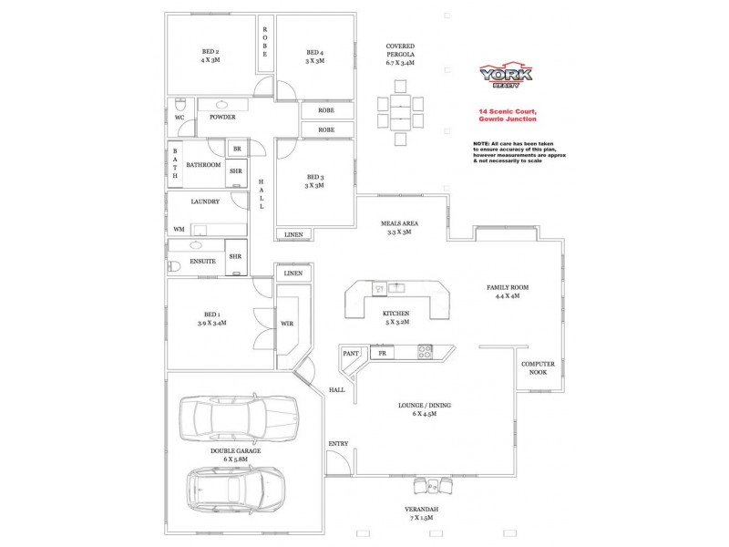 14 Scenic Court, Gowrie Junction QLD 4352 Floorplan