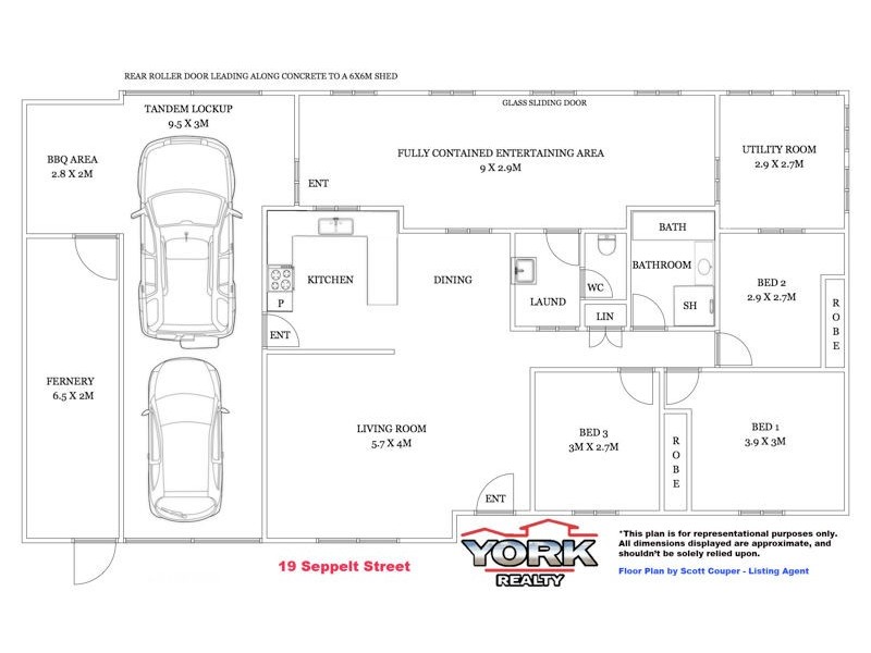 19 Seppelt Street, Wilsonton Heights QLD 4350 Floorplan