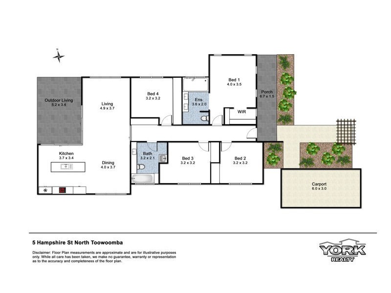 5A Hampshire Street, North Toowoomba QLD 4350 Floorplan