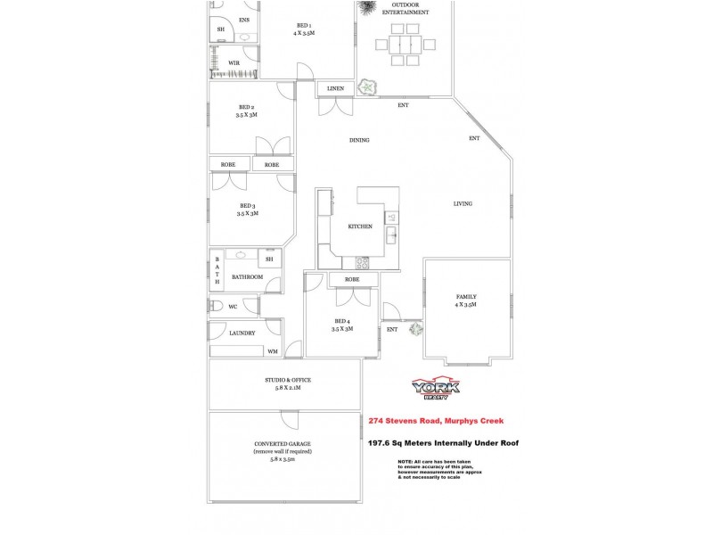 274 Stevens Road, Murphys Creek QLD 4352 Floorplan