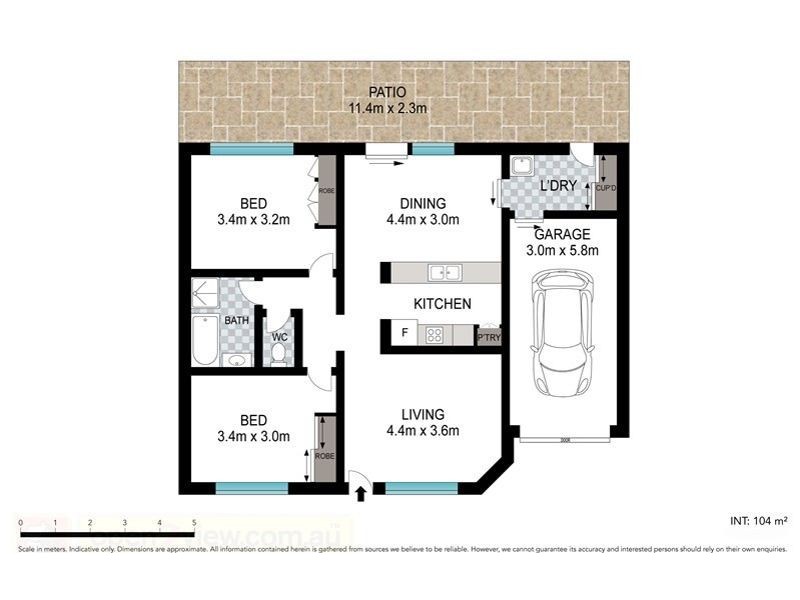 2/11 Hillside Street, Newtown QLD 4350 Floorplan