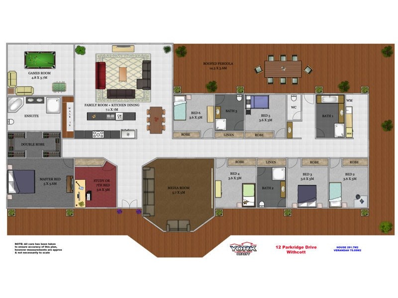 12 Parkridge Drive, Withcott QLD 4352 Floorplan