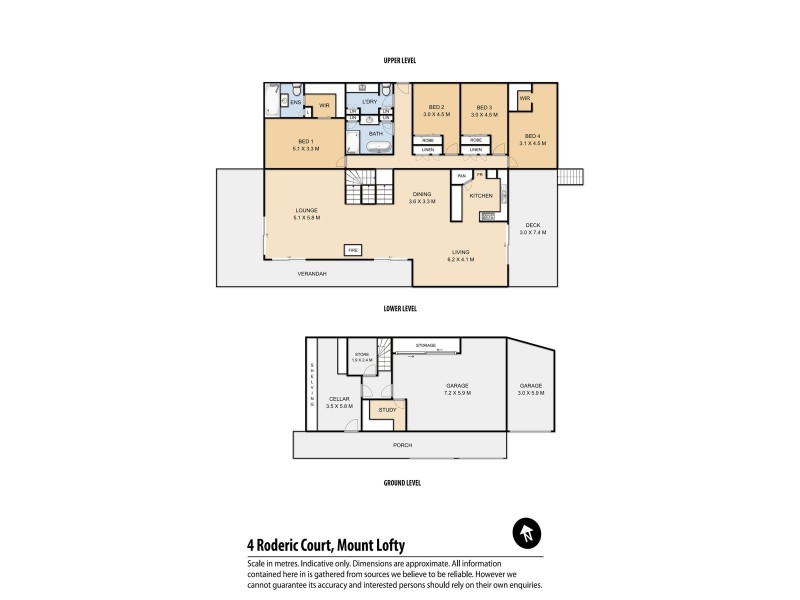 4 Roderic Court, Mount Lofty QLD 4350 Floorplan