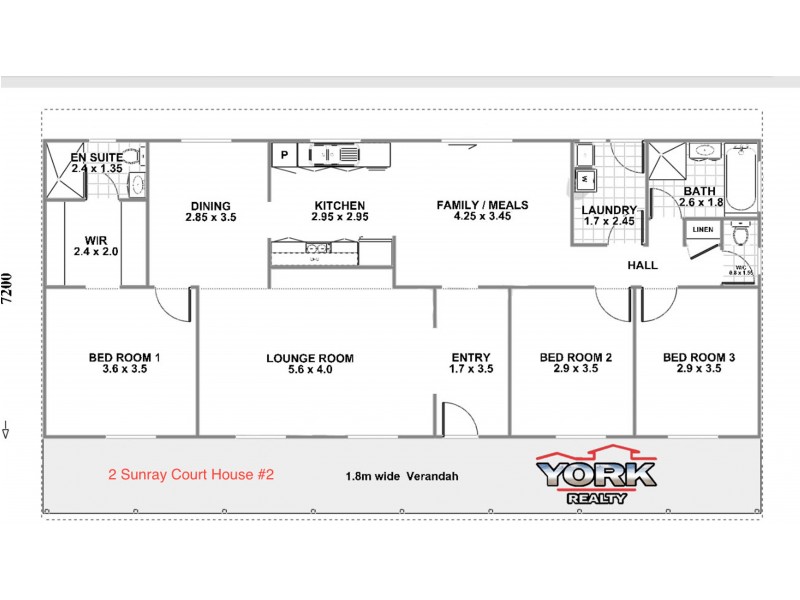 2 Sunray Drive, Highfields QLD 4352 Floorplan