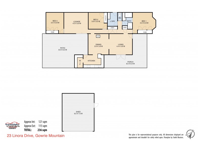 23 Linora Drive, Gowrie Mountain QLD 4350 Floorplan