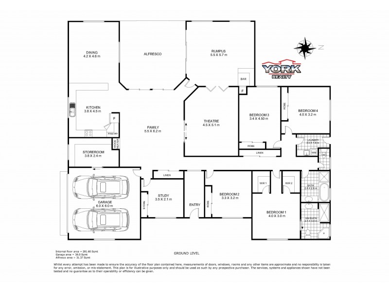 11 Lancaster Court, Top Camp QLD 4350 Floorplan