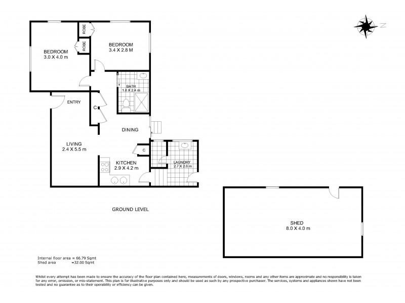 185b Jellicoe Street, Newtown QLD 4350 Floorplan
