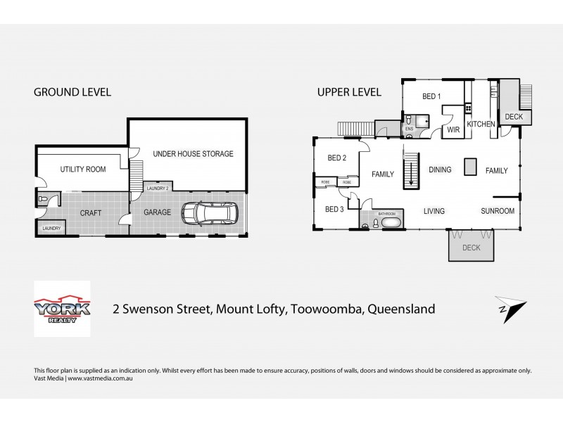 2 Swenson Street, Mount Lofty QLD 4350 Floorplan
