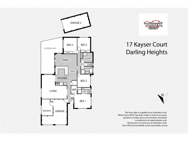 17 Kayser Court, Darling Heights QLD 4350 Floorplan