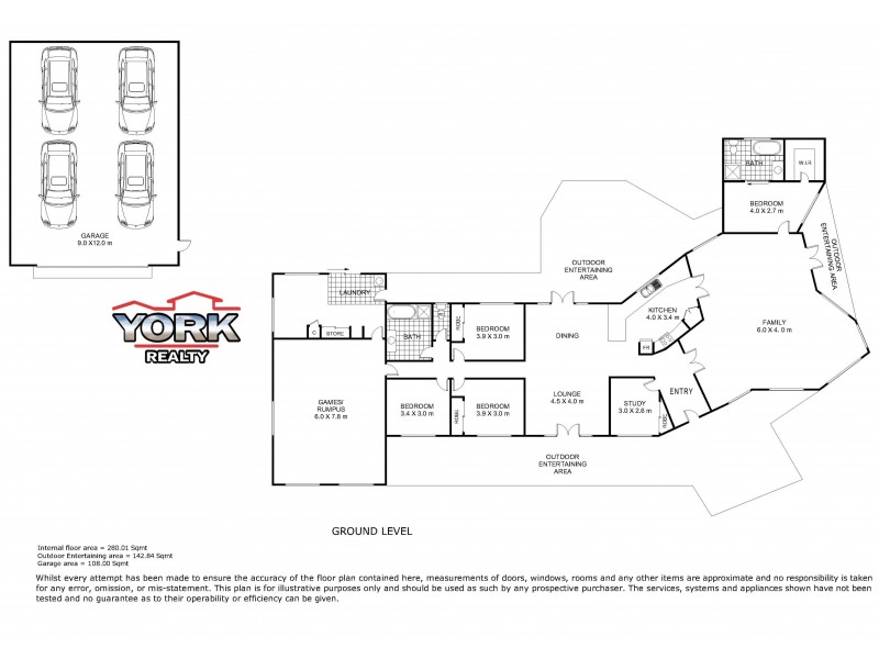 1 Jane Court, Cotswold Hills QLD 4350 Floorplan