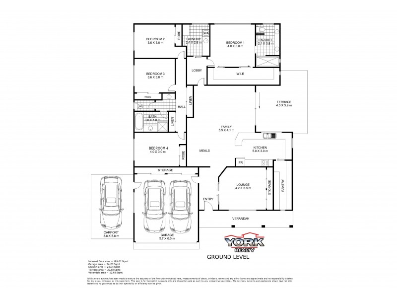 13 Highgrove Drive, Highfields QLD 4352 Floorplan