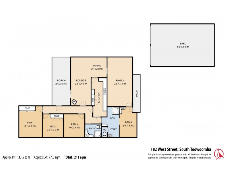 182 West Street, South Toowoomba QLD 4350 Floorplan