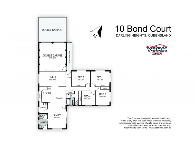 Darling Heights QLD 4350 Floorplan