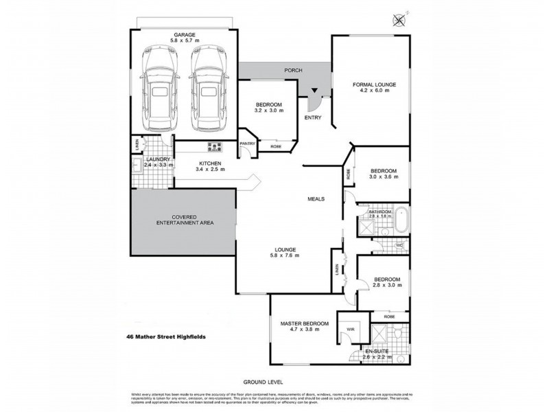 46 Mather Street, Highfields QLD 4352 Floorplan