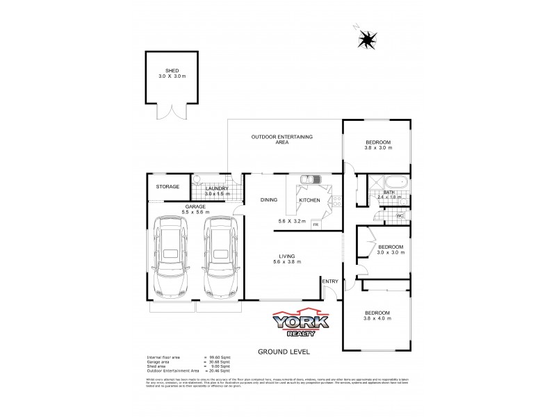 35 Hibiscus Drive, Centenary Heights QLD 4350 Floorplan