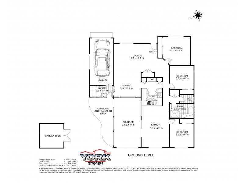 1 Gainsborough Drive, Glenvale QLD 4350 Floorplan