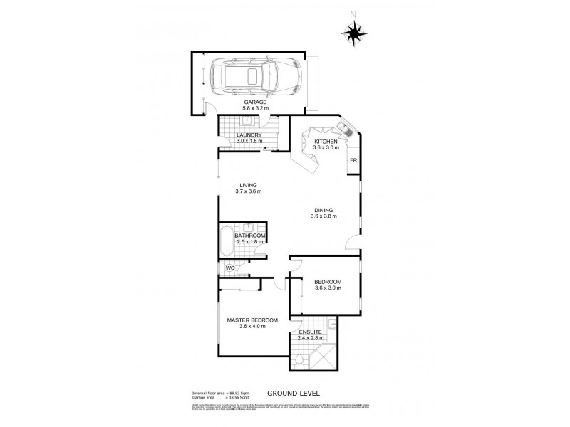 2/132 Taylor Street, Newtown QLD 4350 Floorplan