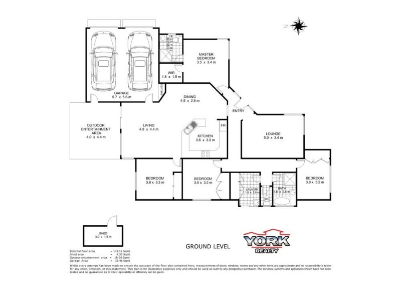 34 Wood Drive, Middle Ridge QLD 4350 Floorplan