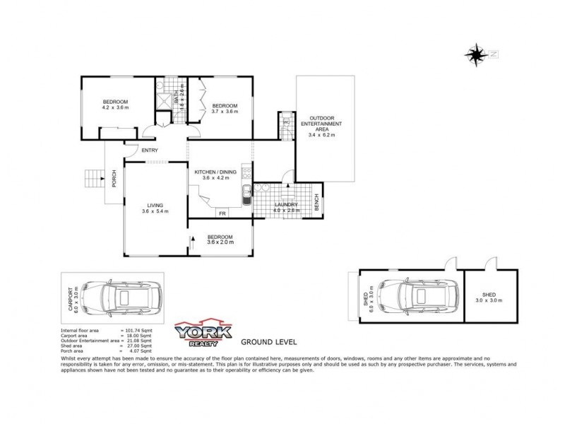 195 North Street, Rockville QLD 4350 Floorplan