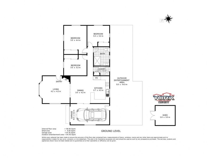 402 Stenner Street, Kearneys Spring QLD 4350 Floorplan
