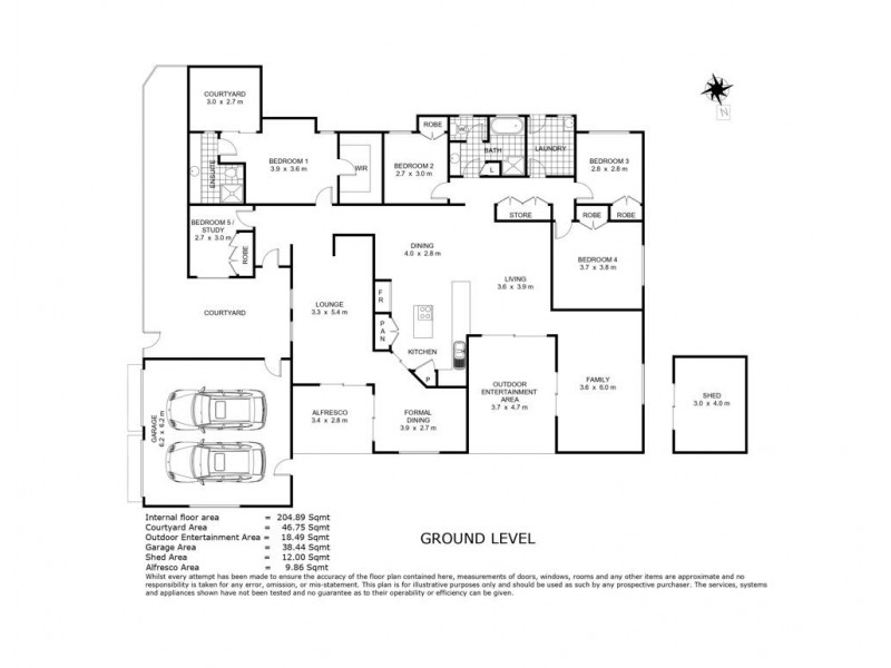 363 Greenwattle Street, Wilsonton QLD 4350 Floorplan