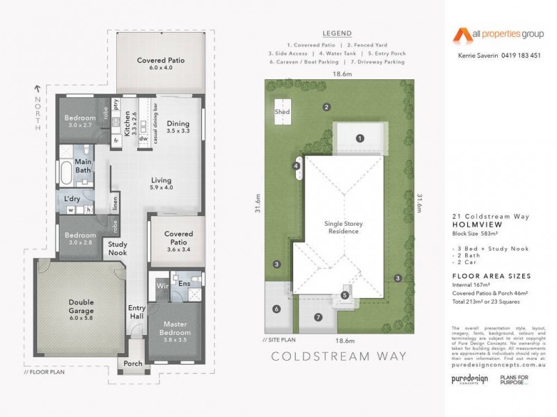 21 Coldstream Way, Holmview QLD 4207 Floorplan
