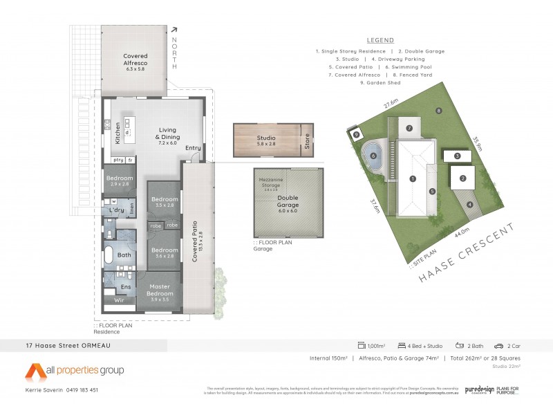 17 Haase Crescent, Ormeau QLD 4208 Floorplan