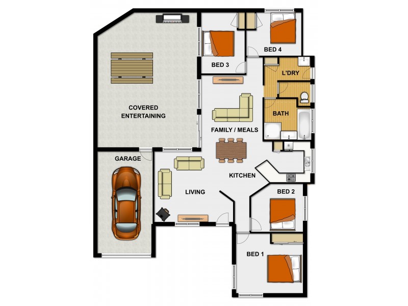 2 Comley Court, Boronia Heights QLD 4124 Floorplan