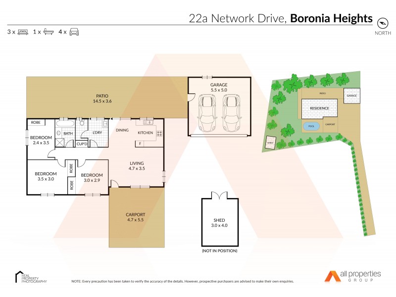 22A Network Drive, Boronia Heights QLD 4124 Floorplan