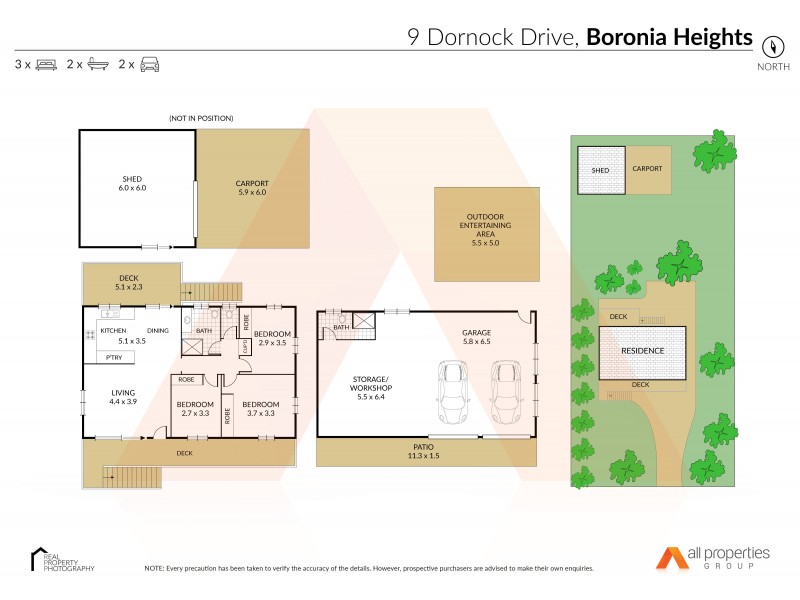 9 Dornock Drive, Boronia Heights QLD 4124 Floorplan