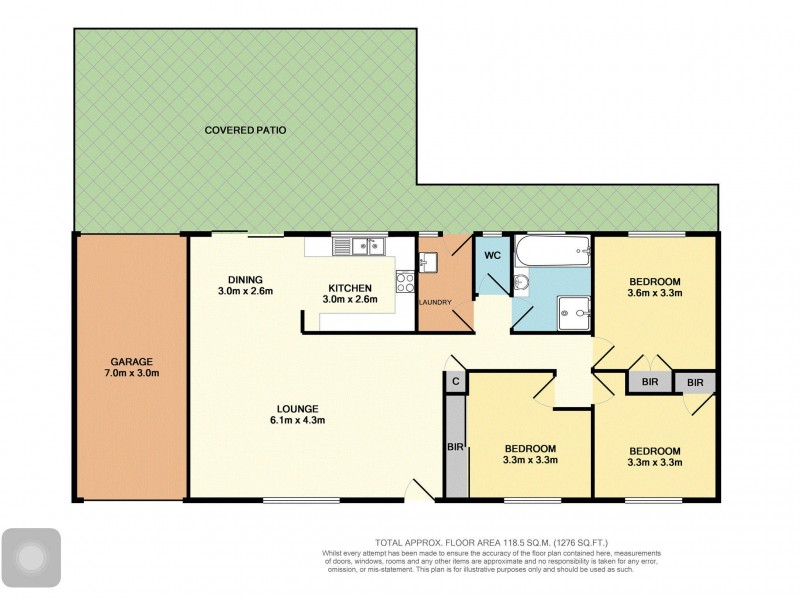 21 Glendale Street, Browns Plains QLD 4118 Floorplan