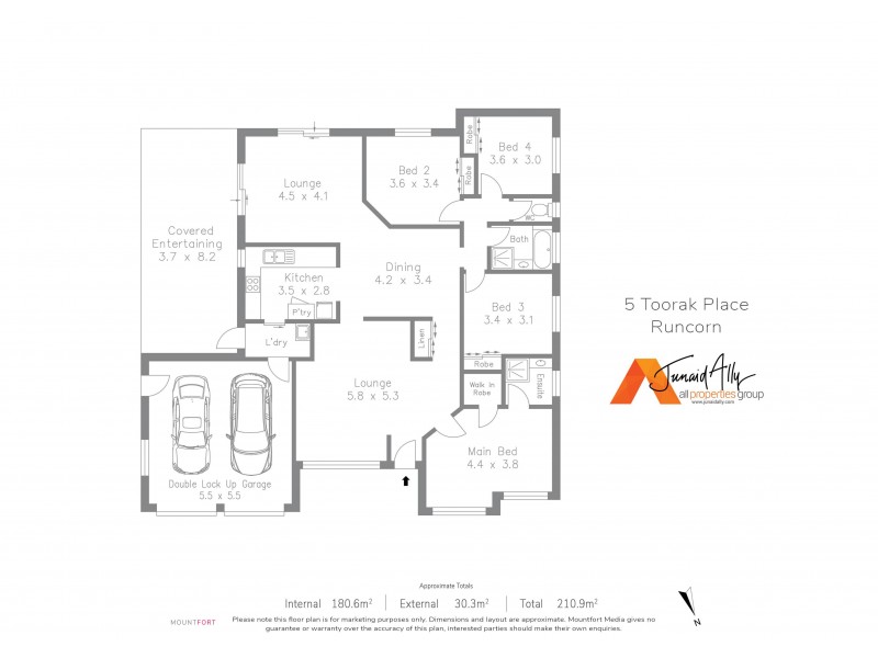 5 Toorak Place, Runcorn QLD 4113 Floorplan